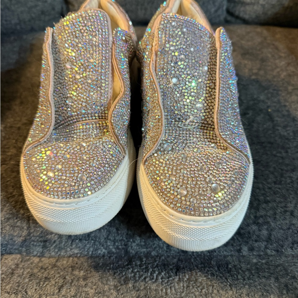 Matisse Sparkling Rhinestone Slip-On Sneakers